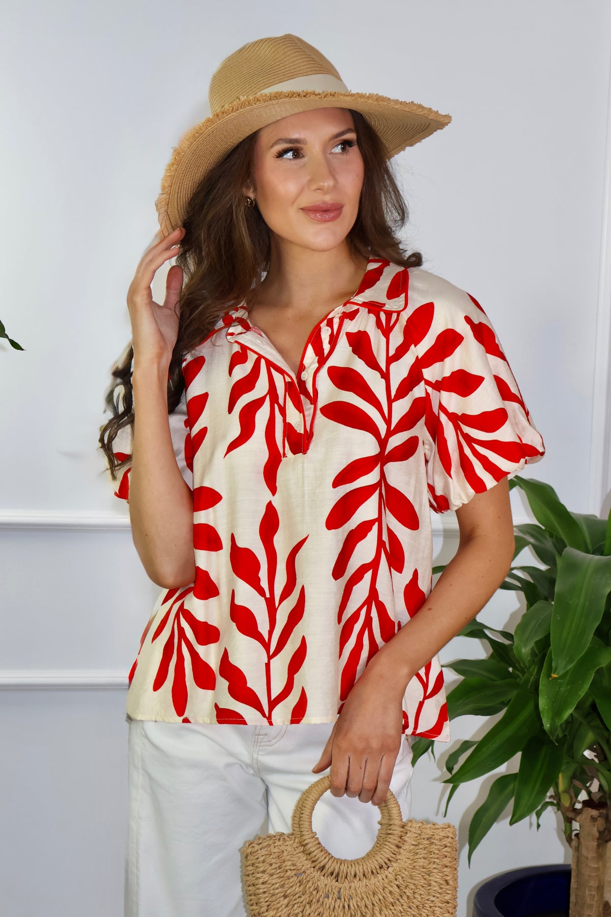 Armani Blouse : Red
