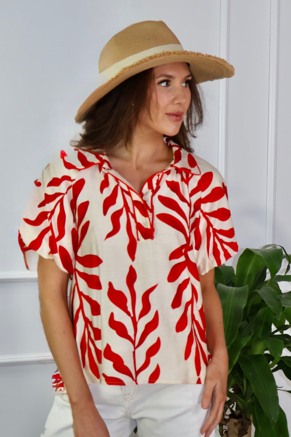 Armani Blouse : Red