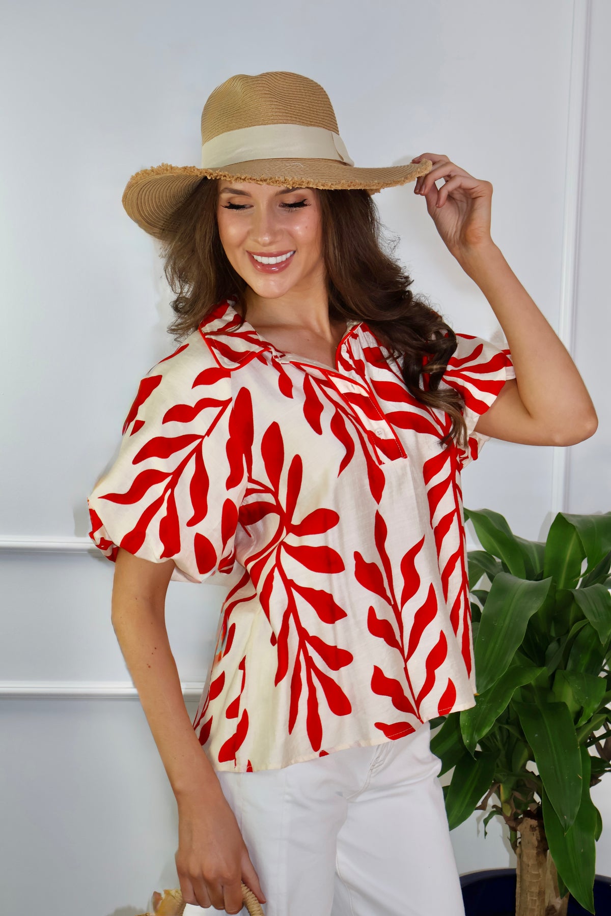 Armani Blouse : Red
