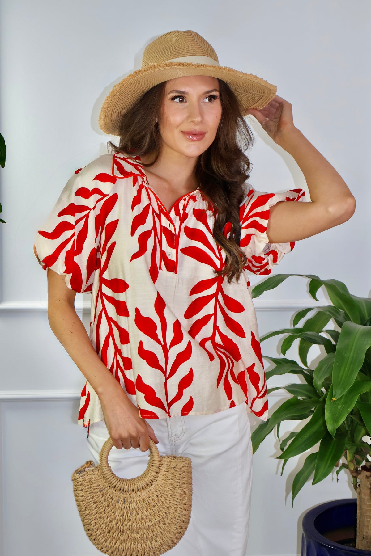 Armani Blouse : Red