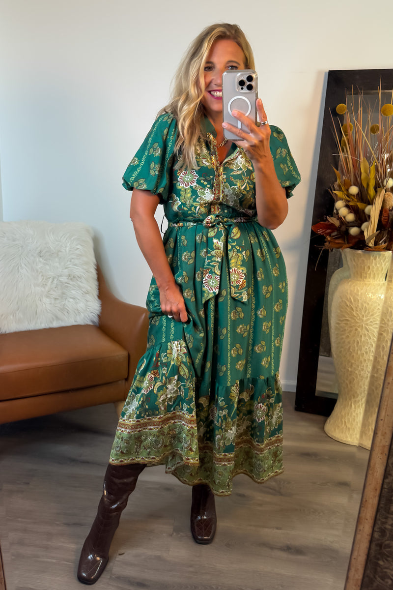 Asuka Dress : Green
