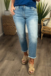 Liverpool Viola Kennedy Crop Straight Jeans : Ashmore