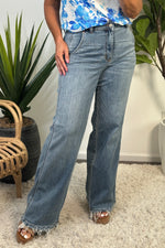 Judy Blue Reina HW retro Wide Fit Jeans : Med.