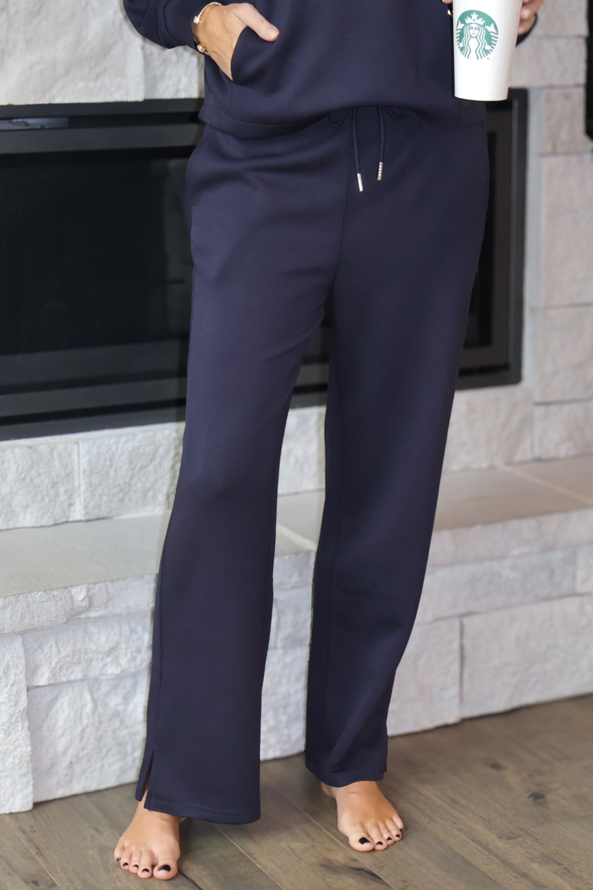 Chandani Active Wear Lounge Set : Navy