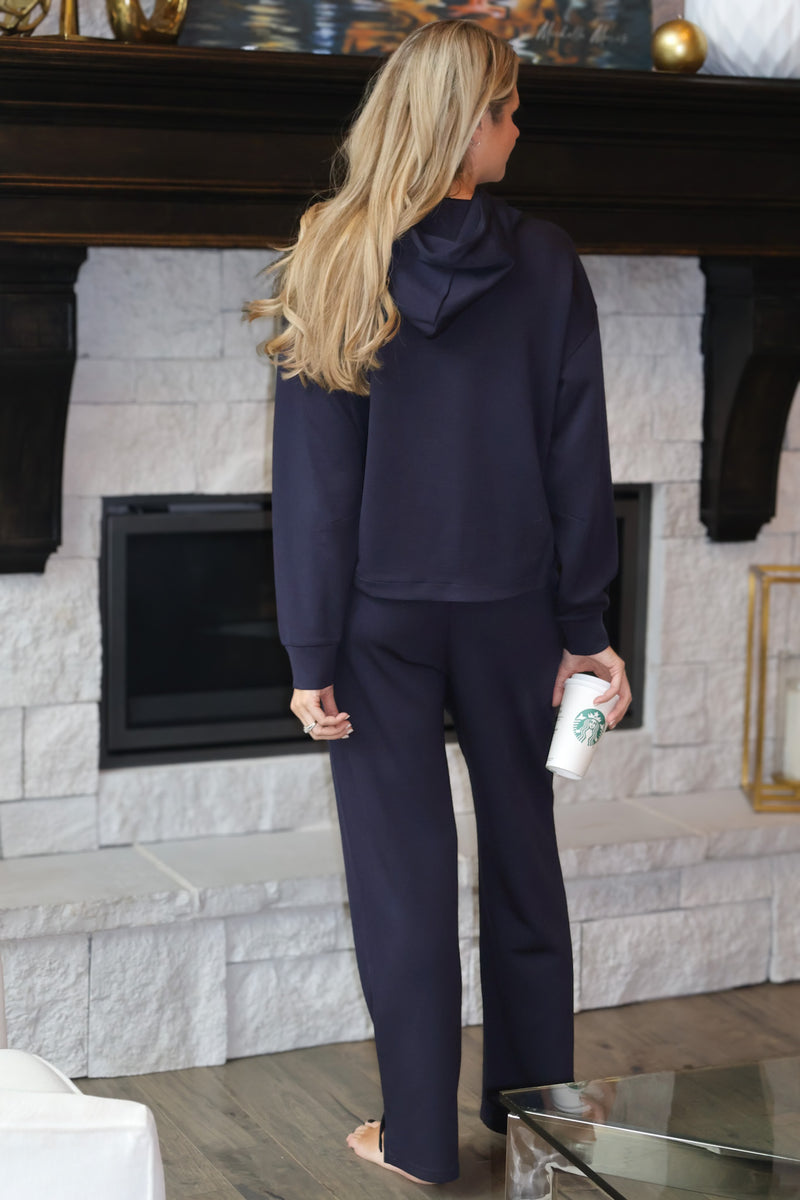 Chandani Active Wear Lounge Set : Navy