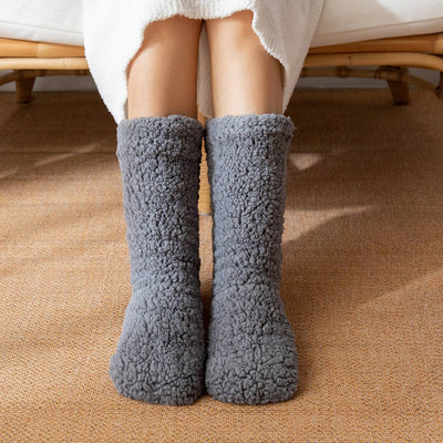 Plush Thick Sock Slippers : 3 colors