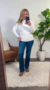 Dyanne Dolman Fine Gauge Sweater : Cream