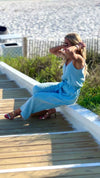 Tribal Ayva Button Front Jumpsuit : Sailboat