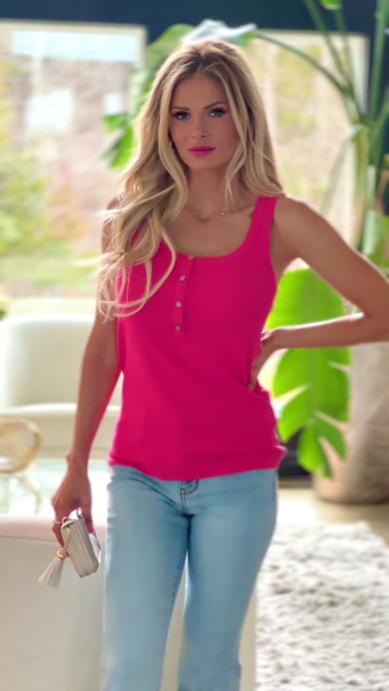 Let's Go Shopping Tank : Bubblegum