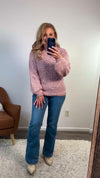 Shades of Pink Tribal Sweater : Rose