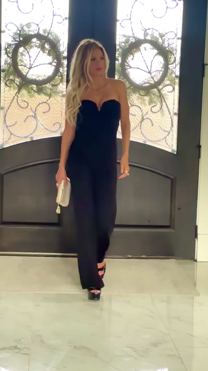 Out All Night Jumpsuit : Raven