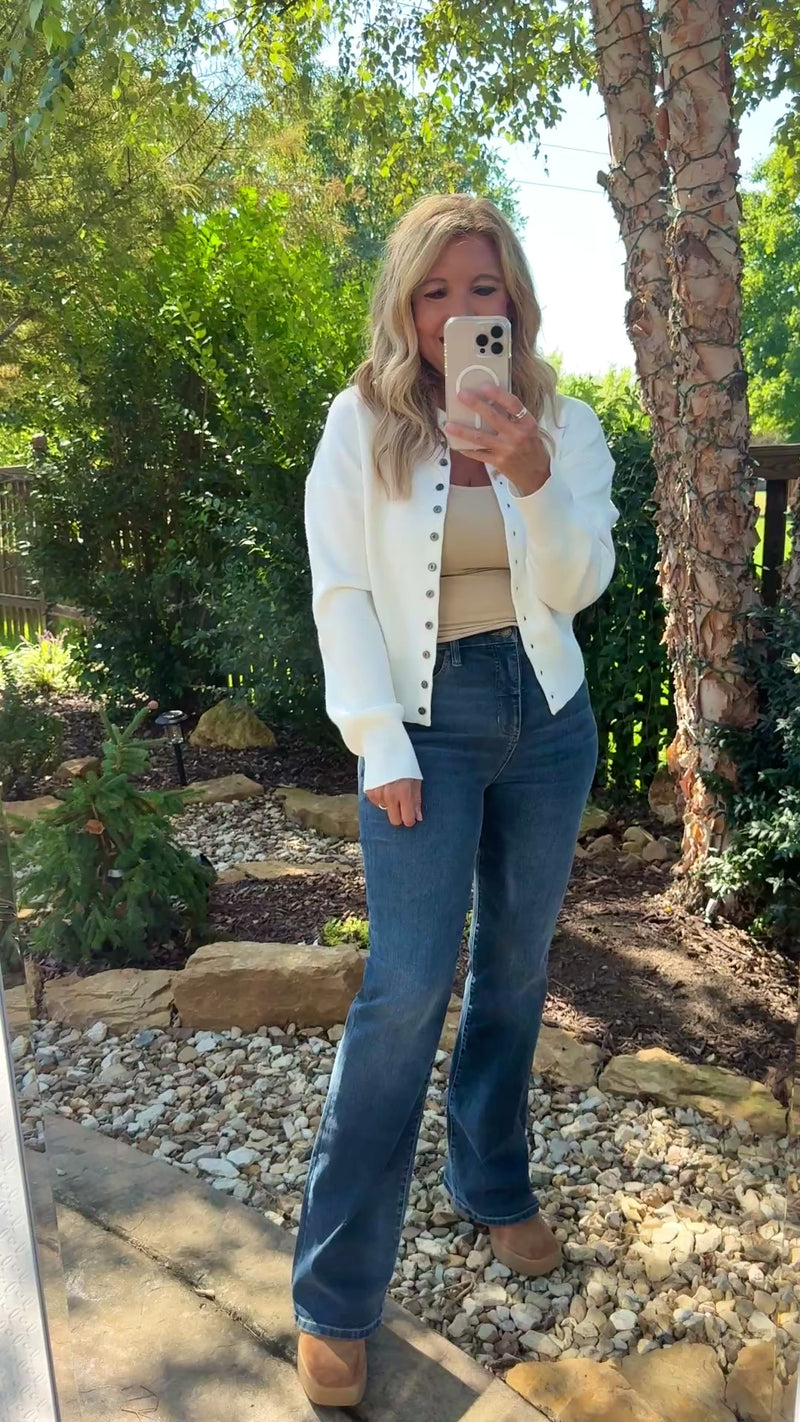 Odilia Sweater Cardigan : Cream