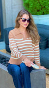 Hilde Relaxed Sweater : Tea/Cream