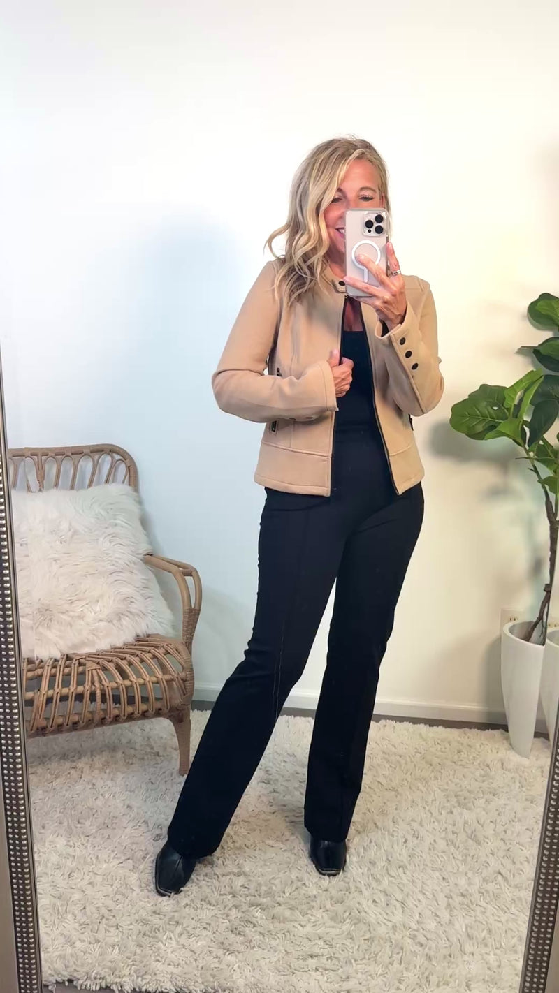 Liverpool Maisie Biker Jacket : Camel