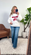 Verity Puff Kansas City Sweater : White