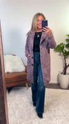 Tribal Winona Unlined Duster Coat : Pink Lady