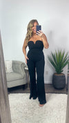 Out All Night Jumpsuit : Raven