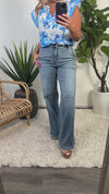 Judy Blue Reina HW retro Wide Fit Jeans : Med.