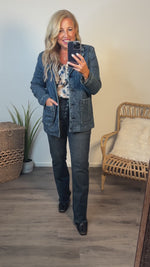 Liverpool Elitia Lined Denim Jacket : Redlands