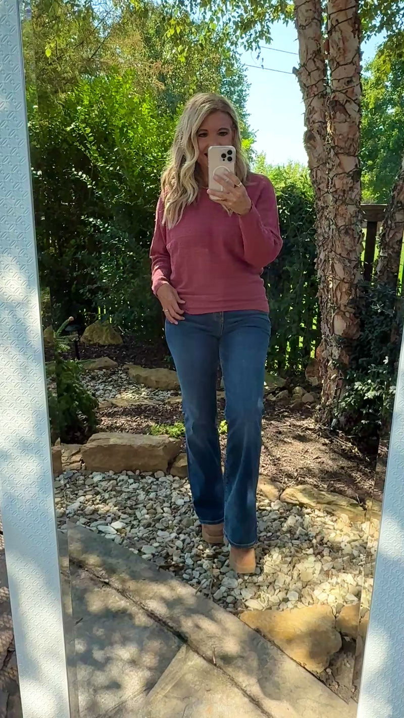 Tosca Light Weight Sweater : Rose