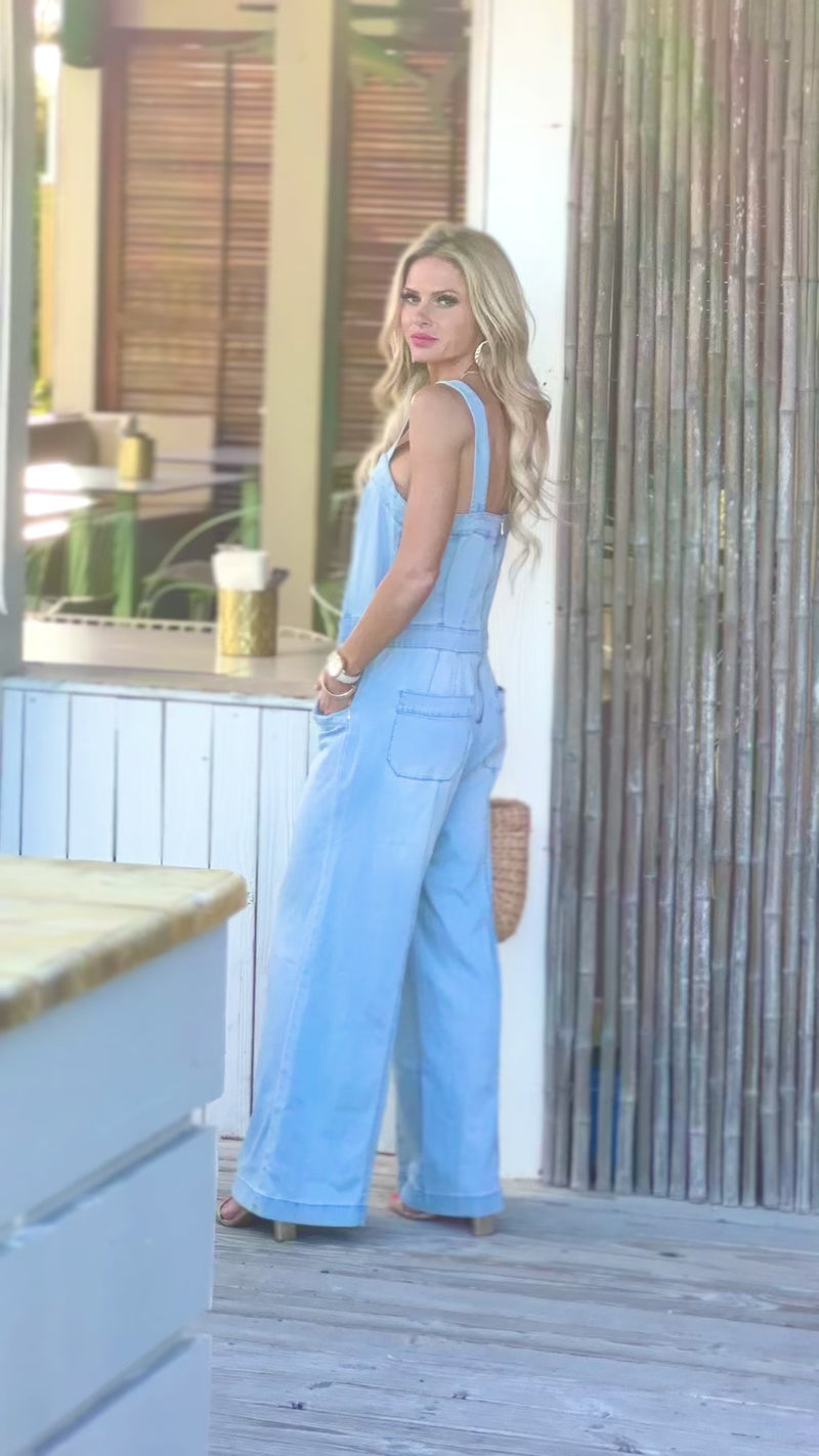 Tribal Koami Jumpsuit w/ pockets : Bluetiful
