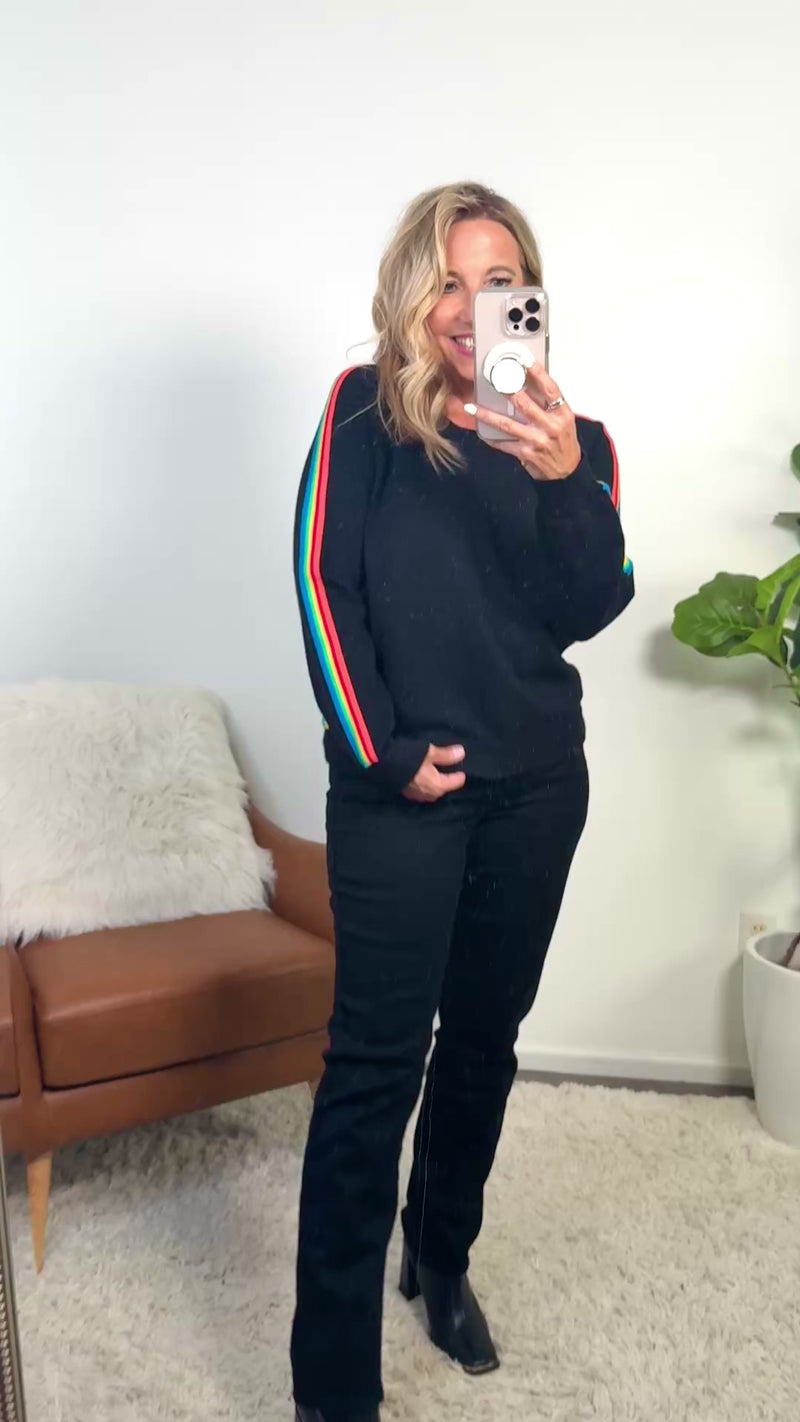 Soula Crew Neck Sweater: Black