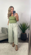Tribal Anna Crop Pull-On Pant : Cactus