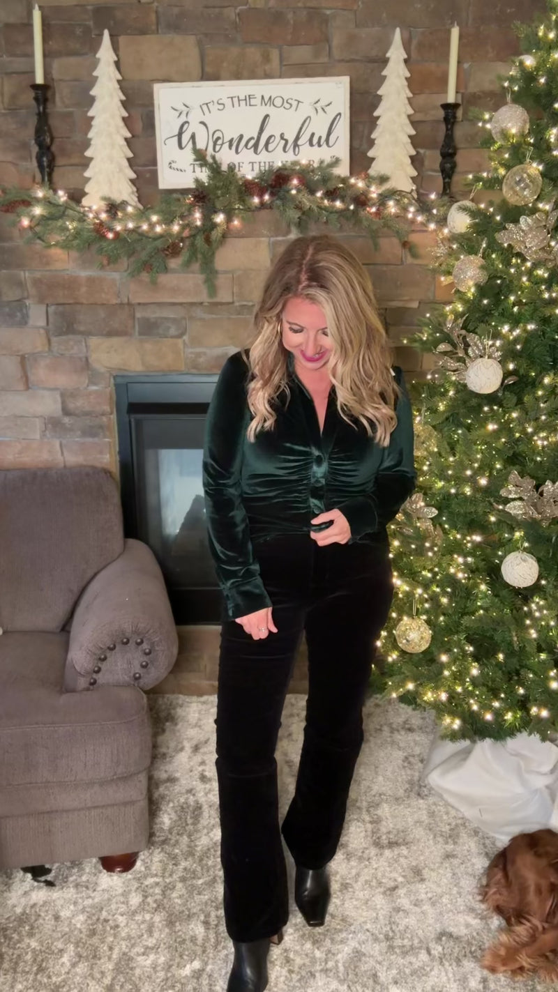 Tribal Alcina Soft Corduroy Pant : Black