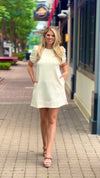 Alexi Pocketed Dress : Ivory