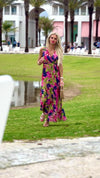 Tribal Brylee Sleeveless Plisee Dress : Teaberry