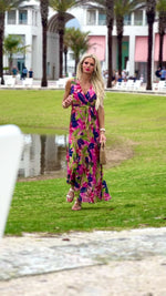 Tribal Brylee Sleeveless Plisee Dress : Teaberry