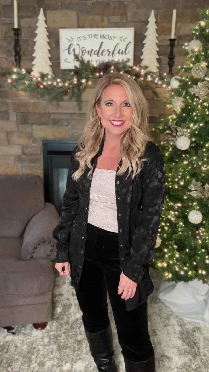 XCVI Lillia Senneca Blouse : Black