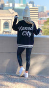 Taylor Varsity Kansas City Cardigan : Black