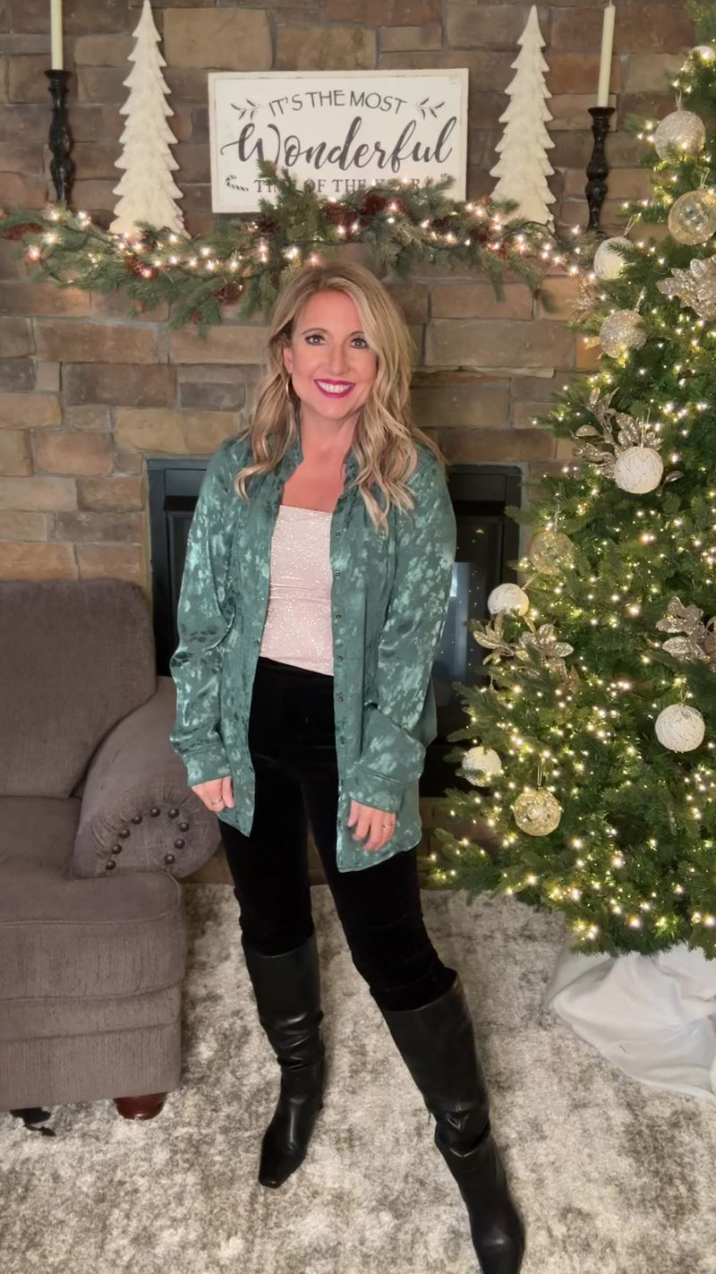 XCVI Lillia Senneca Blouse : Green