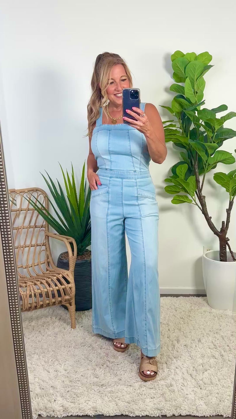 Tribal Koami Jumpsuit w/ pockets : Bluetiful