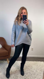 Shopping Day Dolman Sweater : Grey