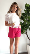 Liverpool Carissa Trouser Short : Watermelon look