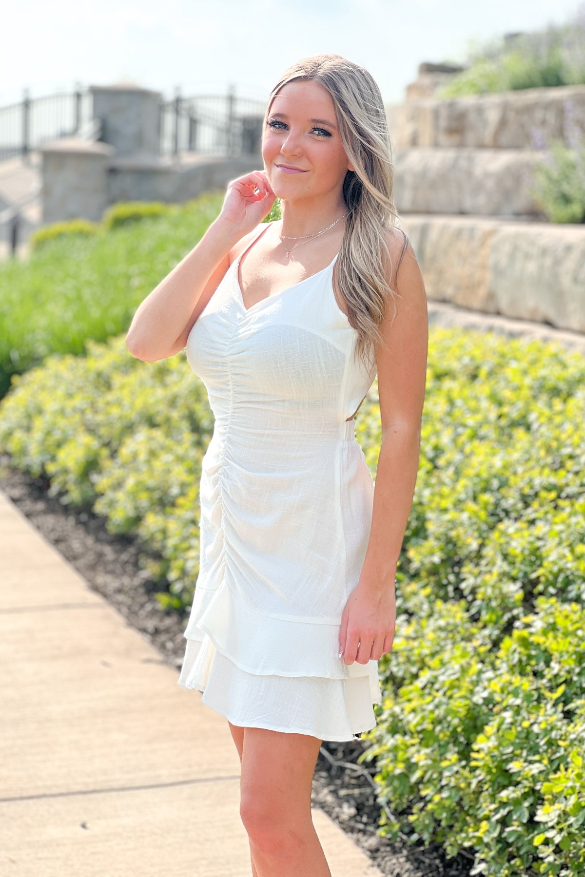 Lucy Dress : Off White