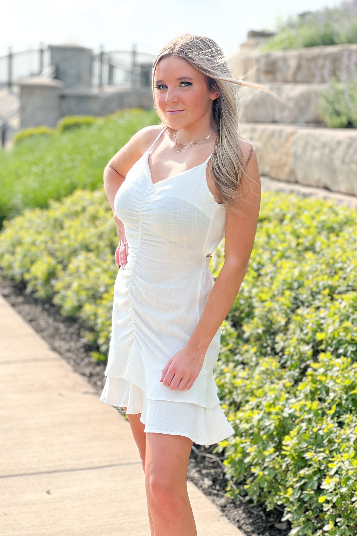 Lucy Dress : Off White