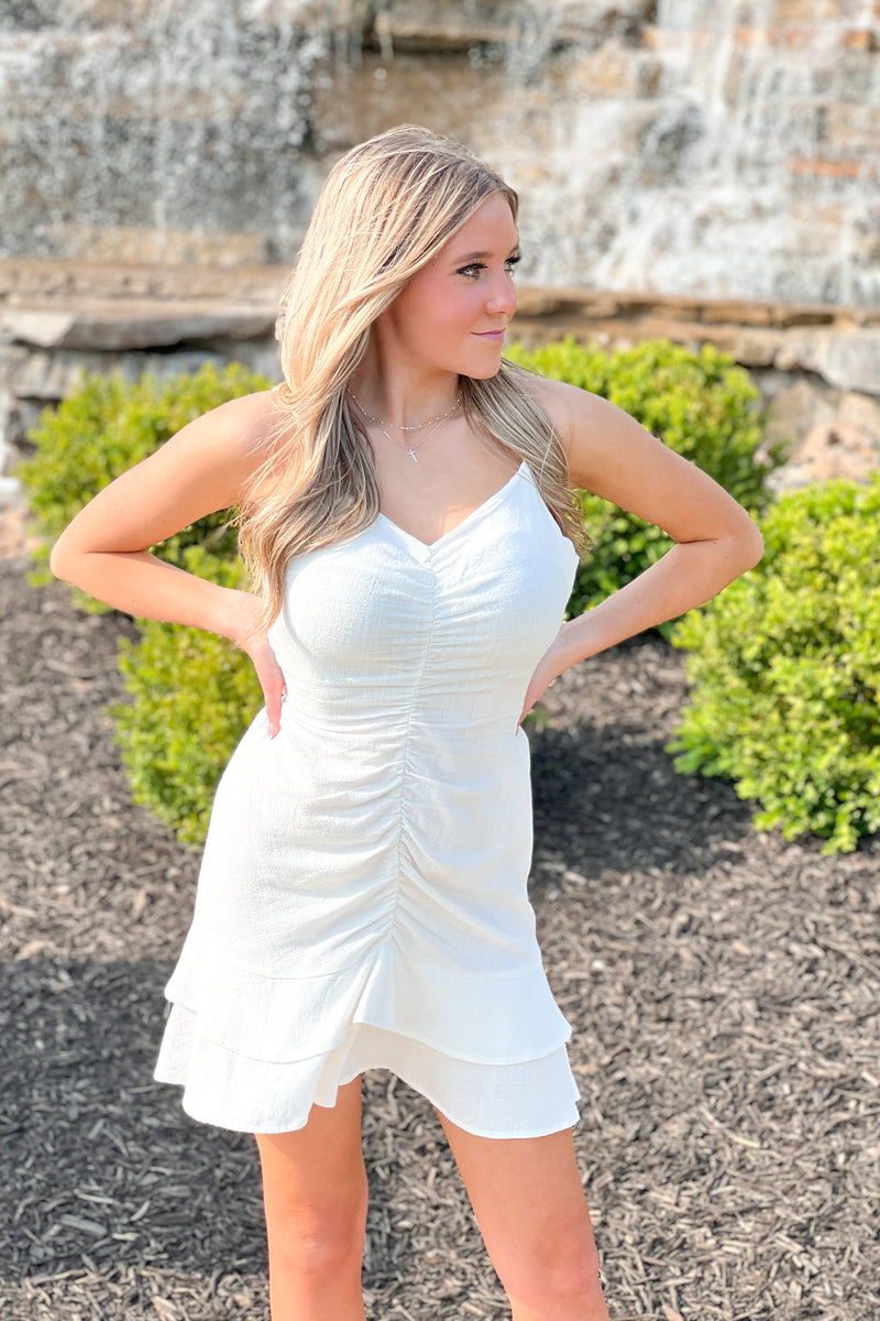 Lucy Dress : Off White