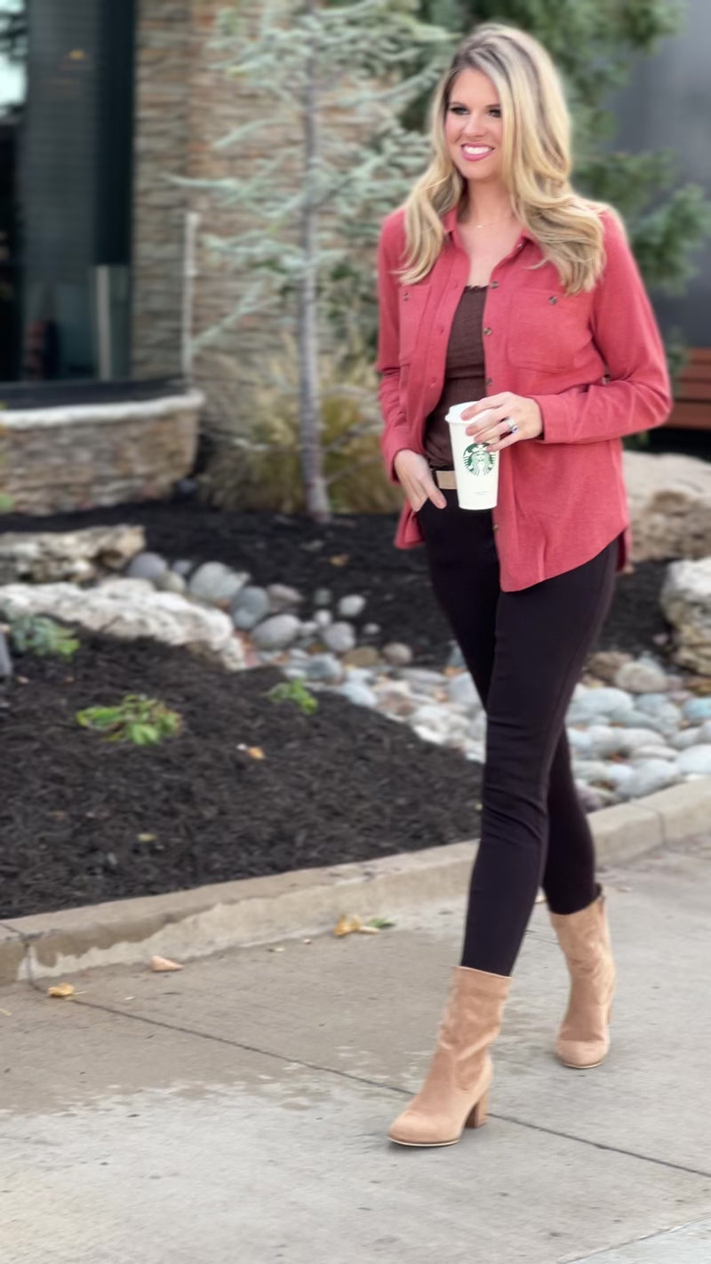 Liverpool Abby Ankle Skinny Jean : Molasses