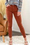 Liverpool Abby Ankle Skinny Jean : Cognac
