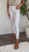 Liverpool Abby Ankle Skinny Jean : Bright White
