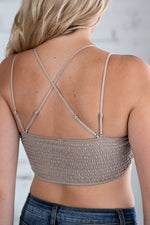 Lace And Luxury Padded Bralette: Mocha