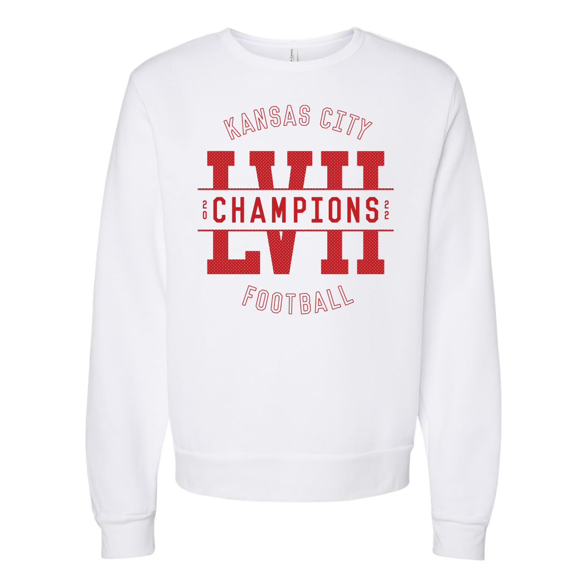 LVII Kansas City Pullover Sweatshirt: White