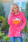 KC Skyline Hoodie : Red/Marigold