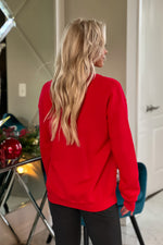 Santa Baby Fleece Sweatshirt : Red