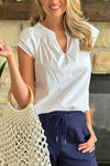 Lovely New Day Liverpool Top : White