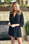 Today's The Day Kimono Romper : Black