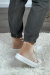 Corkys Hunky Dory Velvet High Top : Tan